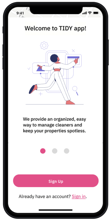 Tidy App Suggested Guided