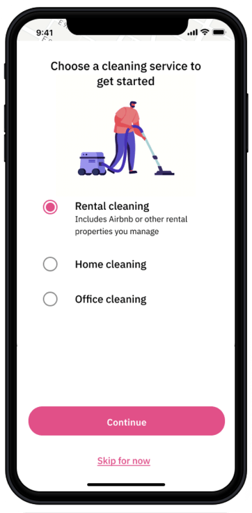 Tidy App Suggested Map